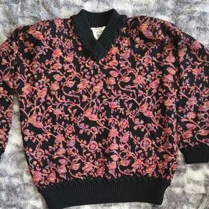 80's Vintage Carole Little St.Tropez Wear Sweater Size Large